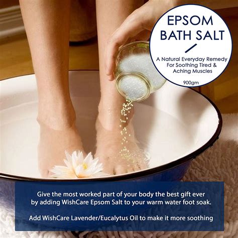 Buy Wishcare Pure Epsom Bath Salt No Added Colorfragrance