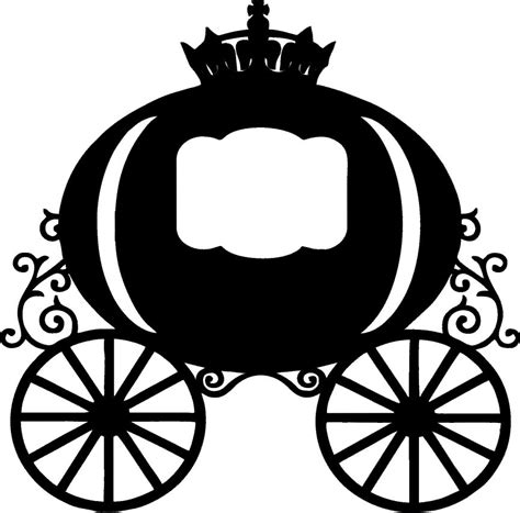 203 Silhouette Princess Carriage Svg Svg Png Eps Dxf File