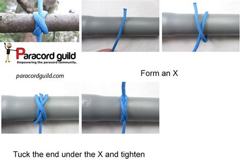 Let this complete photo list guide and or, perhaps you are new to paracord crafting and handle wraps. How to tie the constrictor knot - Paracord guild | Knots tutorial, Knots, Paracord