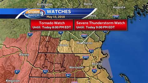 Watch Severe Thunderstorm Watch Is In Effect For Southern Nh