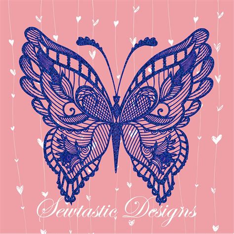 Butterfly Mandala Zentangle SVG, Butterfly SVG, Mandala SVG, Zentangle