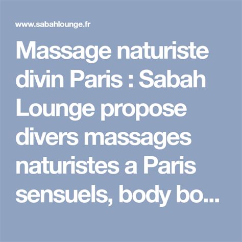 Épinglé sur Sabah longe massage