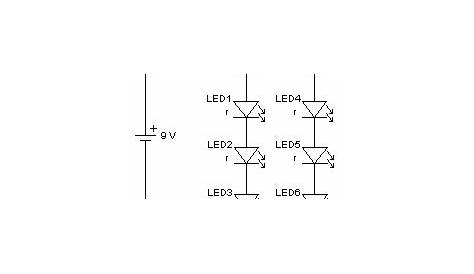 circuit diagram simple parallel circuit leds