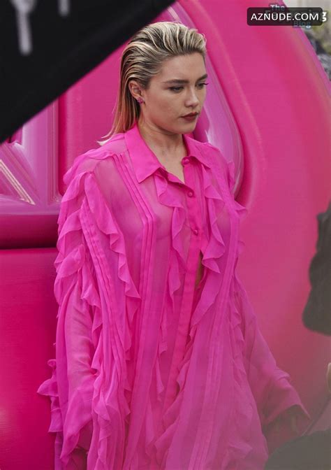 florence pugh sexy flashes her hot tits during a photoshoot for valentinos new campaign in rome