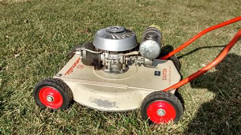 Antique Vintage Monark Silver King Mower Lawnmower With Power Products