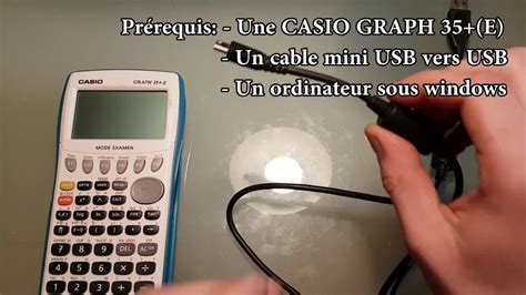 Mode Demploi De La Casio Graph E