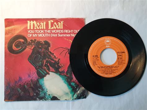 Meat Loaf You Took The Words Right Out Of My Mouth Vinyl S Vinyl Market