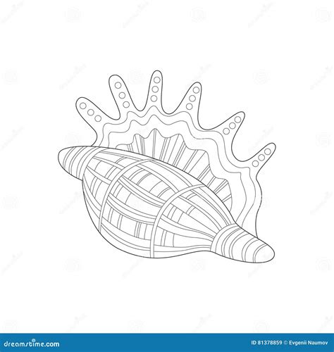Belle Coloriage D Escargot De Mer  30000 ++ collections de pages à