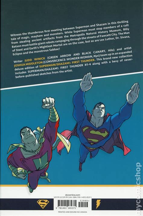 Supermanshazam First Thunder Hc 2018 Dc The Deluxe Edition Comic Books
