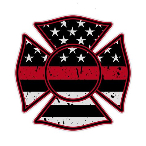 Firefighter Custom Made Reflective Decal Sticker Distressed Etsy