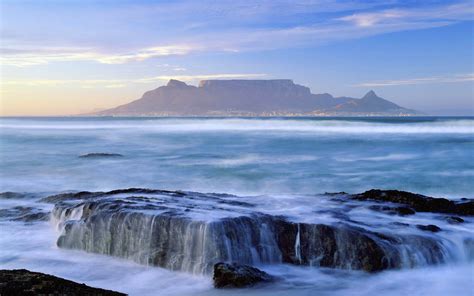 South Africa Western Cape Cape Peninsula Cape Town Landscape Table