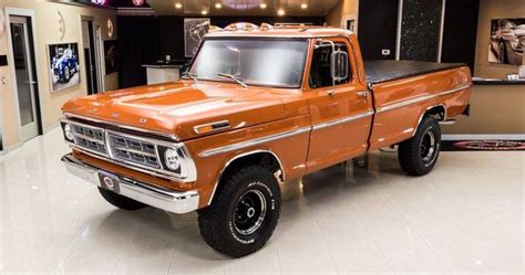 Orange Crush Low Mileage 1971 Ford F100 4x4 Is Sure To Please