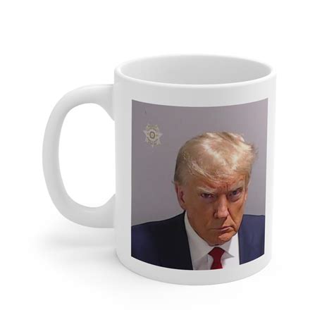 Donald Trump 2023 Mugshot Coffee Mug Donald Trump Trump Etsy