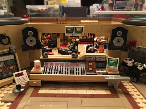 Moc Lego Recording Studio Work In Progress Rlego