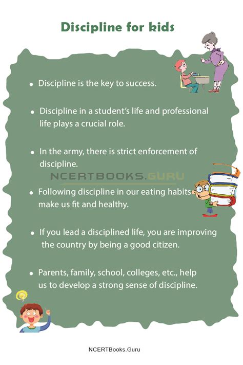 10 Lines On Discipline For Students And Children In English Ncert Books