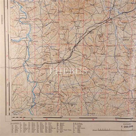 Ankara haritası Harita Genel Müdürlüğü 1942 49x66 cm Teklif Ver Al