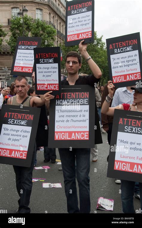 Paris France Public Events People Protesting At The Gay Pride Parade Lgbt Pride Amnesty
