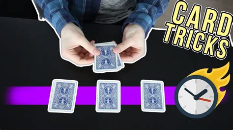 It also requires lots of practice. 3 EASY Card Tricks You Can Learn In 5 MINUTES!!! - YouTube