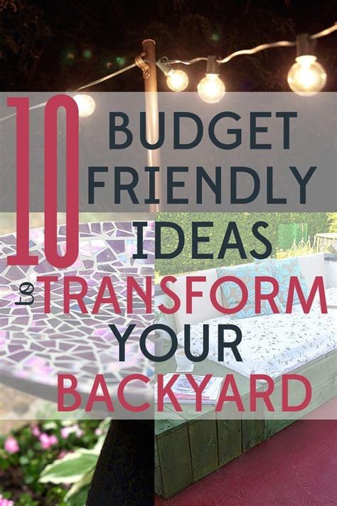 Small garden ideas on a budget no grass today. 10 Budget-Friendly Ideas To Transform Your Backyard ...
