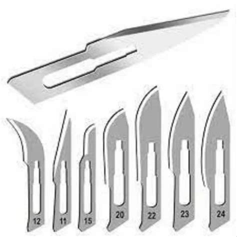 Carbon Steel Straight Blade Surgeon Blades 111215 For Hospoital Use