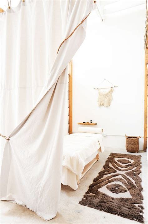 How To Make These Easy Safari Inspired Curtains Collective Gen The Now Massage Massage Room
