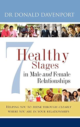 7 healthy stages in male and female relationships davenport donald 9781604773620 abebooks