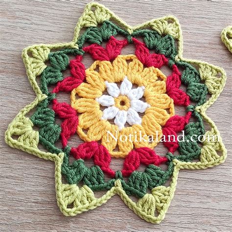 Flower Coaster Free Crochet Pattern