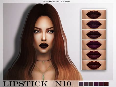Lipstick N10 Sims 4 Lips