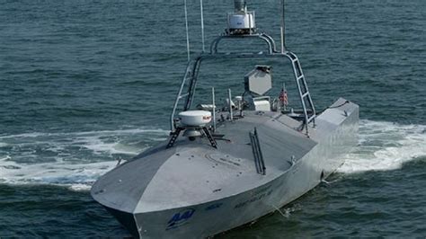 The New United States Navy Unmanned Robot Boat To Protect From