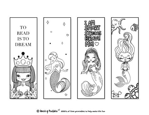 Printable Bookmarks For Kids Printable Bookmark Coloring 43 Off