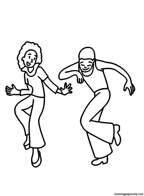 Tipos De Dança Para Colorir