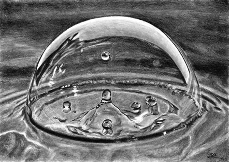 Pencil Drawing Of Water Water Drop Drawing Water Drop Drawing
