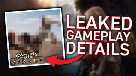 Assassin S Creed Mirage Leaked Gameplay Details Youtube