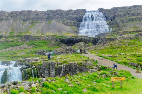 Dynjandi Waterfalls In The West Fjords Editorial Photo Image Of