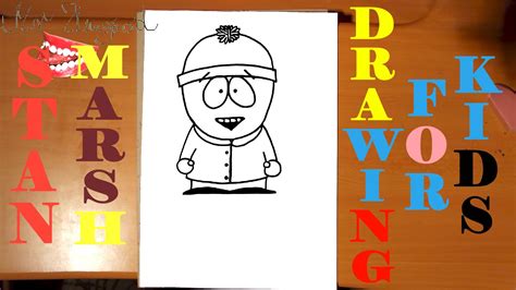 Diy How To Draw Stan Marsh From South Park Characters Easy