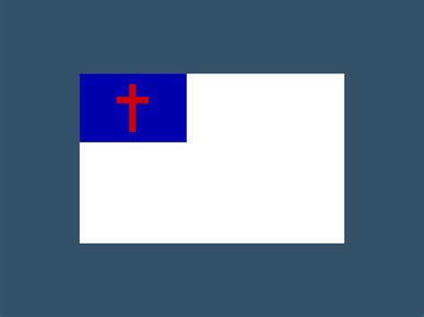 Christianity Vector Flag Christian Religion Flag With Cross 19605728