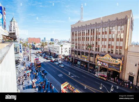 Hollywood Blvd In Los Angeles In Usa Stock Photo Alamy