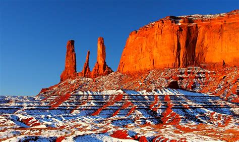 Monument Valley In The Snow Ii Monument Valley January 20 Flickr