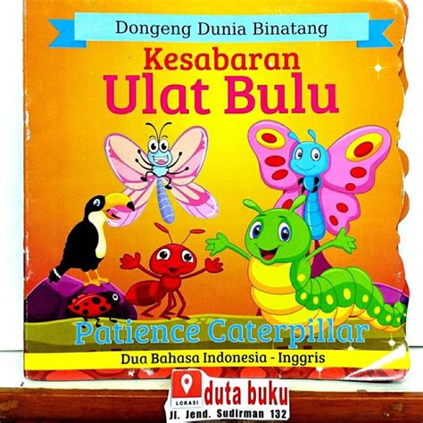 Jual buku anak cerita dongeng anak bergambar Paud tk Kesabaran Ulat