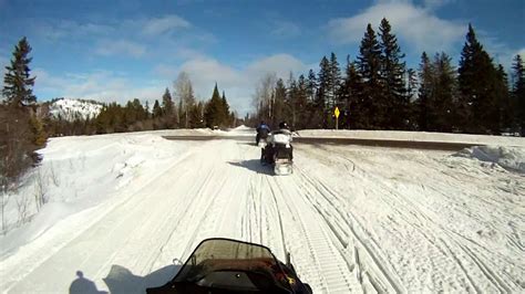 Upper Peninsula Keweenaw Area Snowmobiling At Its Best Youtube