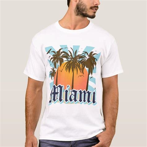 Miami Beach Florida Fla T Shirt In 2021 Miami Beach