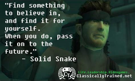 Metal Gear Solid Snake Quotes Quotesgram