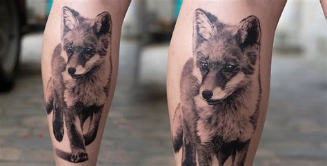 My Realistic Fox Tattoo Angelique Grimm