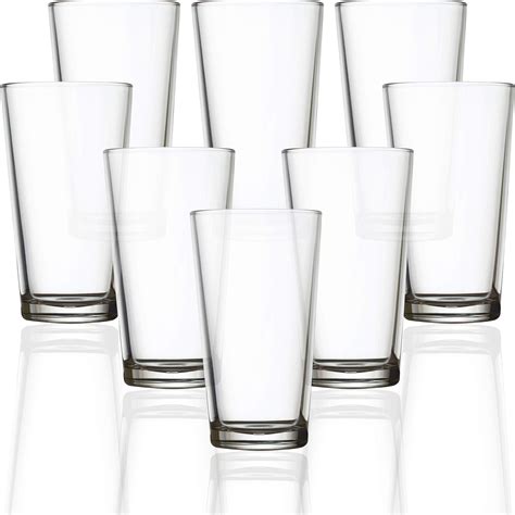 Buy Circleware Simple Home Heavy Base Highball Tumblers Huge Set Of 8 Drinking Glasses Cups 8