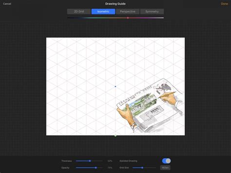 How To Use 2d Grid Isometric And Perspective Drawing Guides