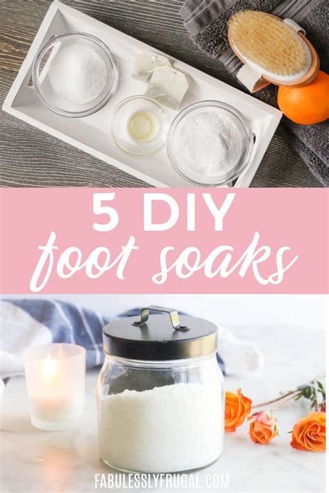 5 Of The Best Diy Foot Soaks That You Can Do From Home Fabulessly Frugal
