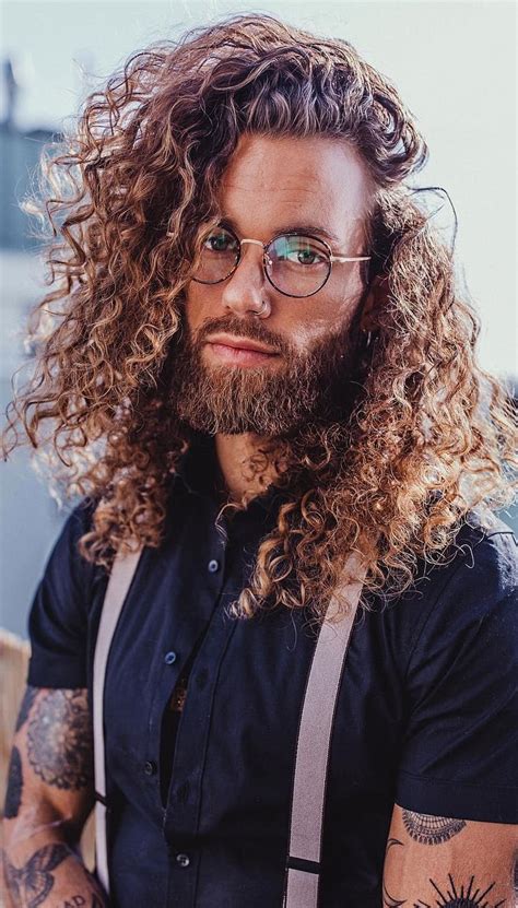 28 Hairstyles For Guys With Long Curly Hair Hairstyle Catalog