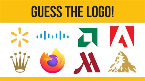 Brand Logos Quiz Can You Identify All These Famous Brands Youtube