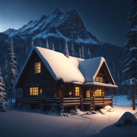 Premium Ai Image Escape To Winter Bliss Discover Mountain Retreats