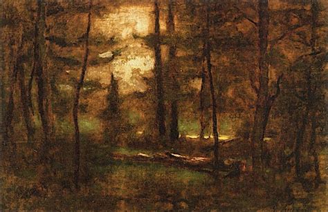 The Athenaeum Evening Landscape George Inness Woodland Art